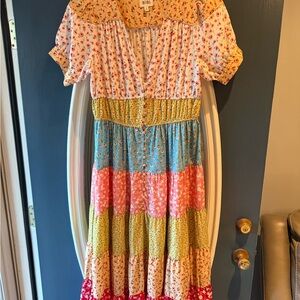 BiBi Women’s Colorful Floral Dress